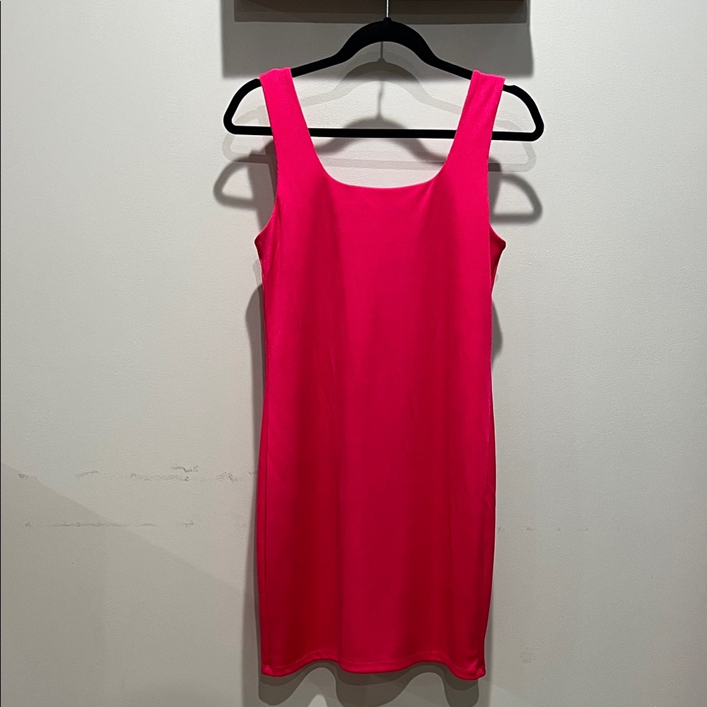 Neon Pink Bodycon Dress